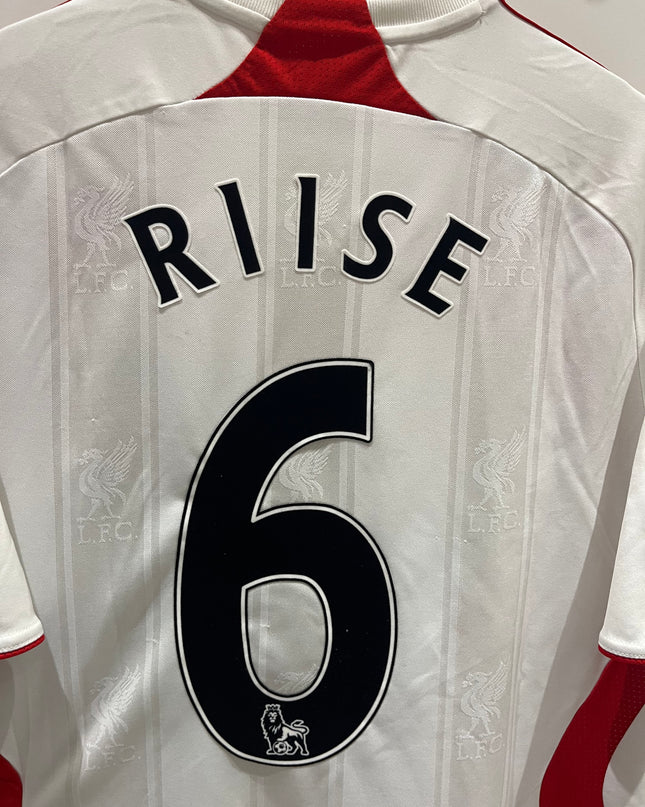 Liverpool bortedrakt 2007/2008 #6 Riise (M) 8/10