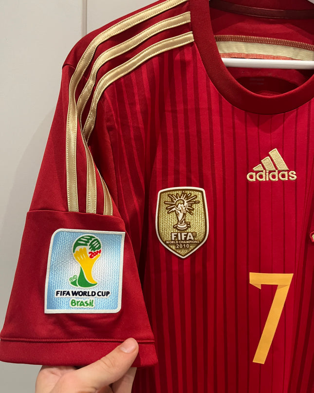 Spania home 13/14 #7 David Villa (M) 8/10